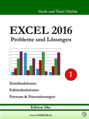 cover image of Excel 2016 . Probleme und Lösungen . Band 1